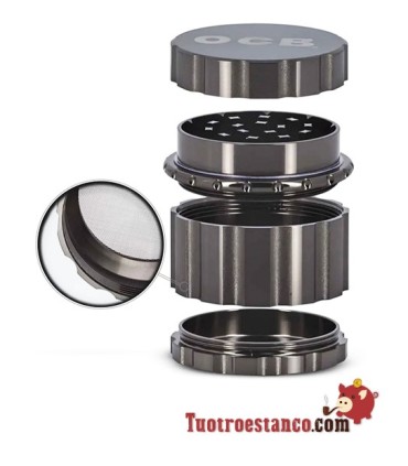 Premium OCB Grinder 50 cm Aluminium 4-teilig