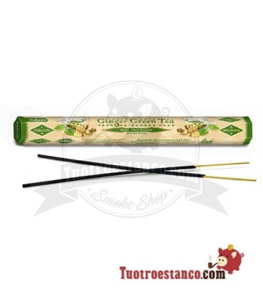 Ingwergrüner Tee Räucherstäbchen 20 Stäbchen