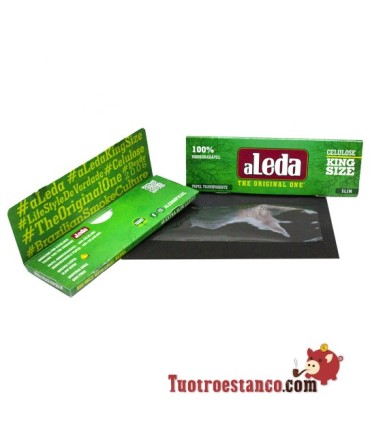 110 mm Smal Groen Transparant Aleda Papier