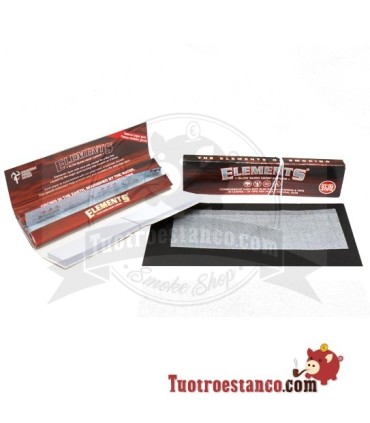 Papel de cânhamo elements King Size Red + dicas