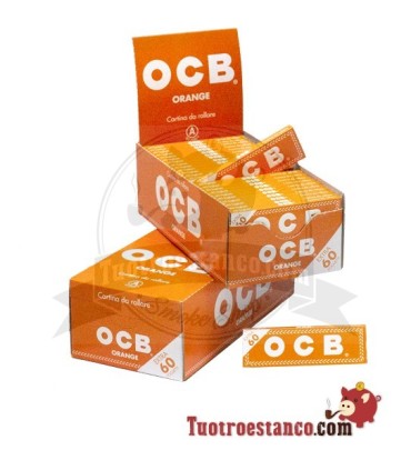 2 Scatole OCB Arancione 70mm - 100 libretti