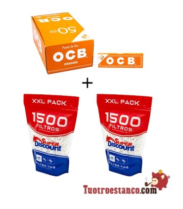 OCB Orange 70mm + 2 x filters 1500 SD 6mm