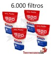 4 Bolsas Filtros SD 1500 de 6mm - 6.000 Filtros