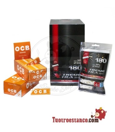 2 OCB Orange 70mm + Filtres X-trem 6mm LONG