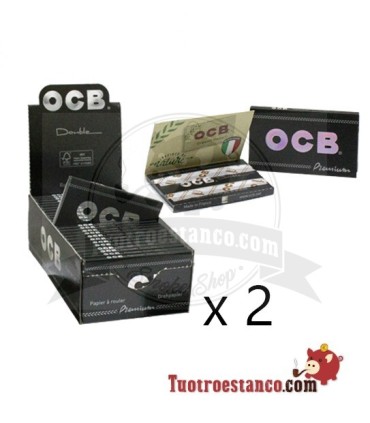 2 Doppelfenster OCB Koffern 70mm - 50 Heftchen
