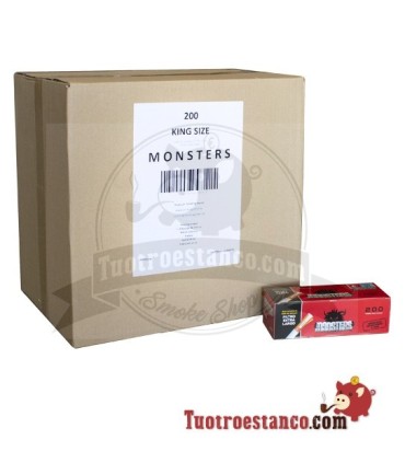 Tubos Monster 200 Filtro Largo - 50 cajitas de 200 tubos (Cajón)