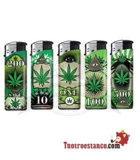 Isqueiro eletrônico Weed Dollar