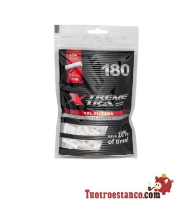 Filtros X-Trem Xtra Comprimentos 6 mm - 16 sachês de 180 filtros