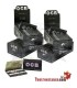 4 Scatole OCB Premium Black doppia finestra da 70mm - 100 libretti
