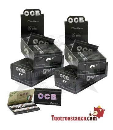 4 OCB Premium Dubbele Raamkoffers 70mm - 100 boekjes