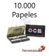 4 Premium OCB Double Window Cases 70mm - 100 Booklets