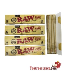 5 x Scatole RAW King size 32 coni