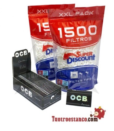 OCB Premium Doppia Finestra 70mm + 2 Filtri SD 1500 da 6mm
