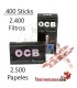 OCB Double Fenêtre 70mm + Filtres Ocb prédécoupés 5.7mm