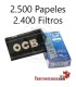 OCB Double Window 70mm + Voorgesneden RIZLA filters 5,7mm