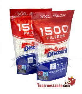 2 SD 6mm filterzakken - 3.000 filters