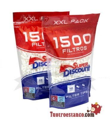 2 SD 6mm filterzakken - 3.000 filters