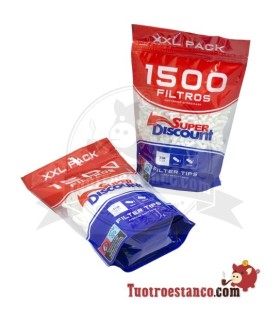 2 sacchetti filtri SD 1500 da 6 mm - 3.000 filtri
