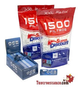 OCB X-pert Blue 70mm + 2 Sacos de Filtro SD 6mm