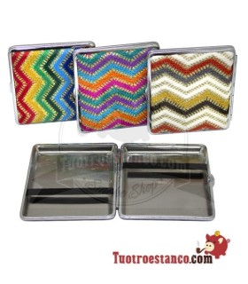 Pitillera metálica Hippie para 20 cig