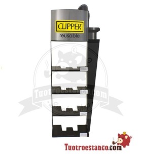 Clipperdisplay in de vorm van een lichtere Black EMPTY