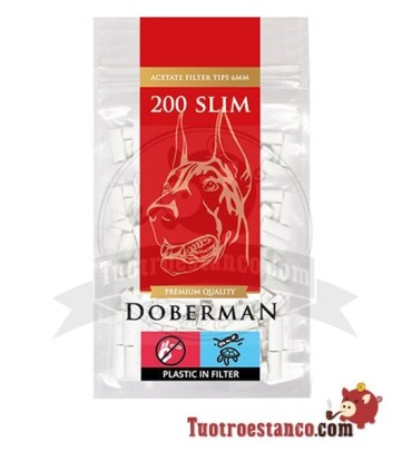 Filtros Doberman slim 6 mm de 200 filtros