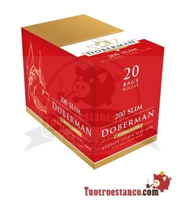 Doberman slanke filters 6 mm - 20 zakken van 200 filters