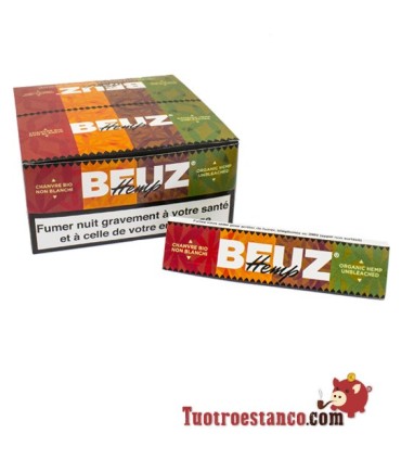 Beuz Organic Hemp Paper King Size 110 mm - 50 livretos