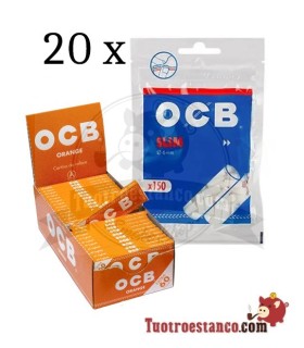 3.000 OCB Naranja + 3.000 Filtros Ocb 6mm
