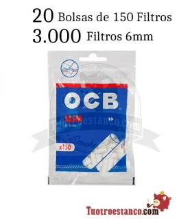3.000 OCB Laranja + 3.000 Filtros OCB 6mm
