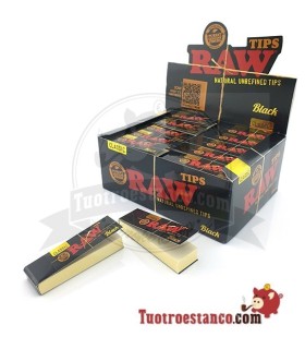 Raw Black Cardboard Filters - 1 doos van 50 boekjes