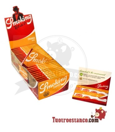 Orange Doppelfenster Tuxedo Paper 70 mm – 25 Broschüren