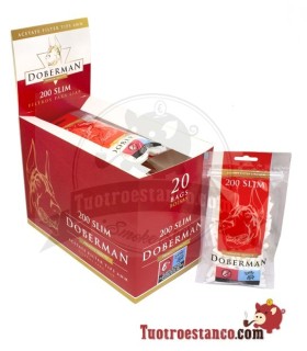 Doberman slanke filters 6 mm - 20 zakken van 200 filters