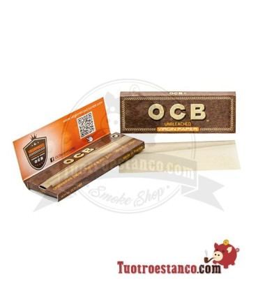 Papel OCB Virgin de 70 mm - 50 libritos