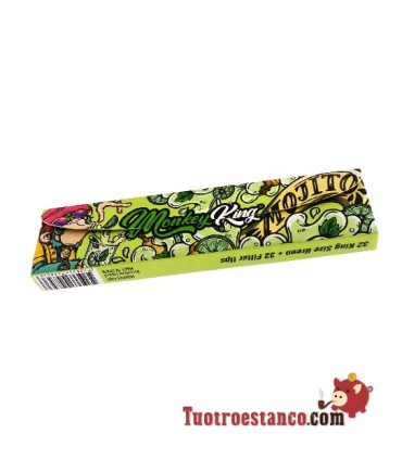 Monkey Smell King formaat MOJITO Papier 110 mm + Filters