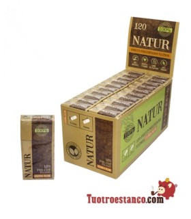 Estuche Filtros Precortados Natur 5,7 mm orgánicos - 20 cajitas