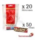 3.000 Smoking Brown 70mm + 4.000 Filtres Doberman 6mm