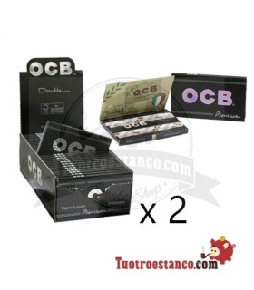 2 x OCB Double Fenêtre 70 mm + 20 filtres Doberman 6 mm