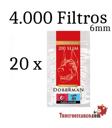 2 x OCB Double Fenêtre 70 mm + 20 filtres Doberman 6 mm
