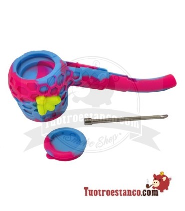 Classic Silicone Pipe + recipiente e dabber