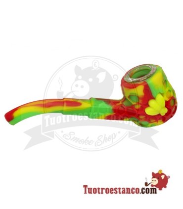Classic Silicon Pipe + container en dabber
