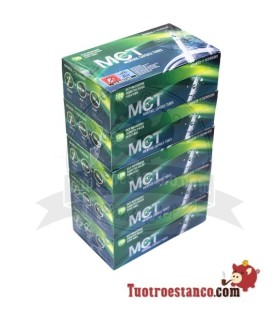 Tubos MTC Mentolados con capsula - Pack 5 cajitas de 100 unidades