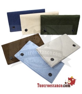 Funda porta tabaco Champ tacto de pana