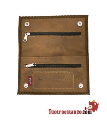 Champ tabakshouder met ribfluwelen touch