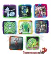 Rick and Morty Square Silikon-Aschenbecher