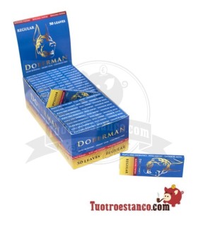 70mm Blauw Doberman Papier - 50 boekjes