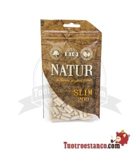 Filtros Orgánicos Natur de 6 mm - 20 bolsas de 200 filtros