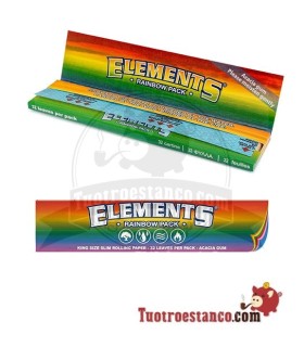 Rijstpapier Elementen RAINBOW Slim 110mm
