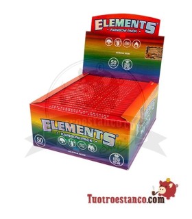 Elements RAINBOW Slim Rice Paper Case 110mm - 50 boekjes