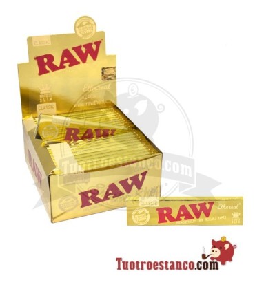 Estuche Raw Ethereal king Size Slim de 110 mm - 50 Libritos